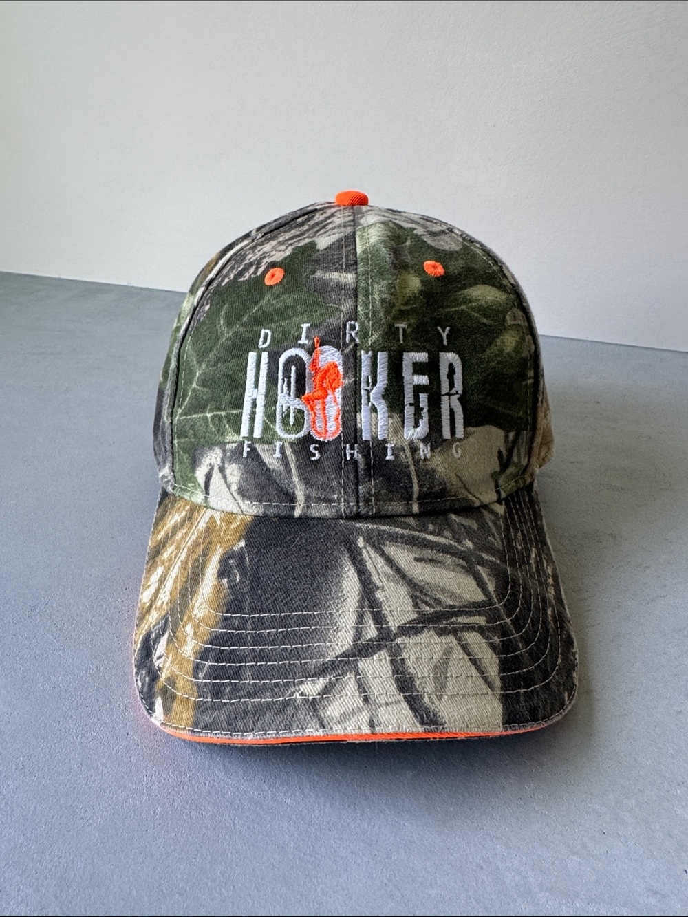 otto dirty hooker fishing camo camouflage hat